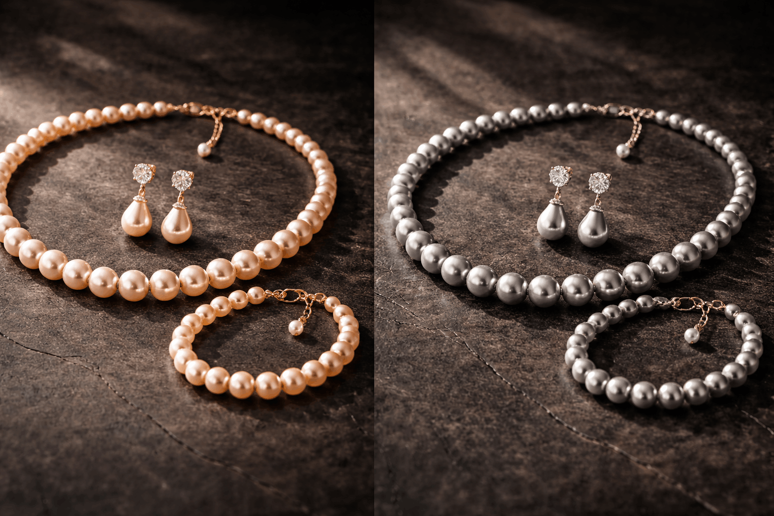 Alternatywne kolory pereł dla panien młodych