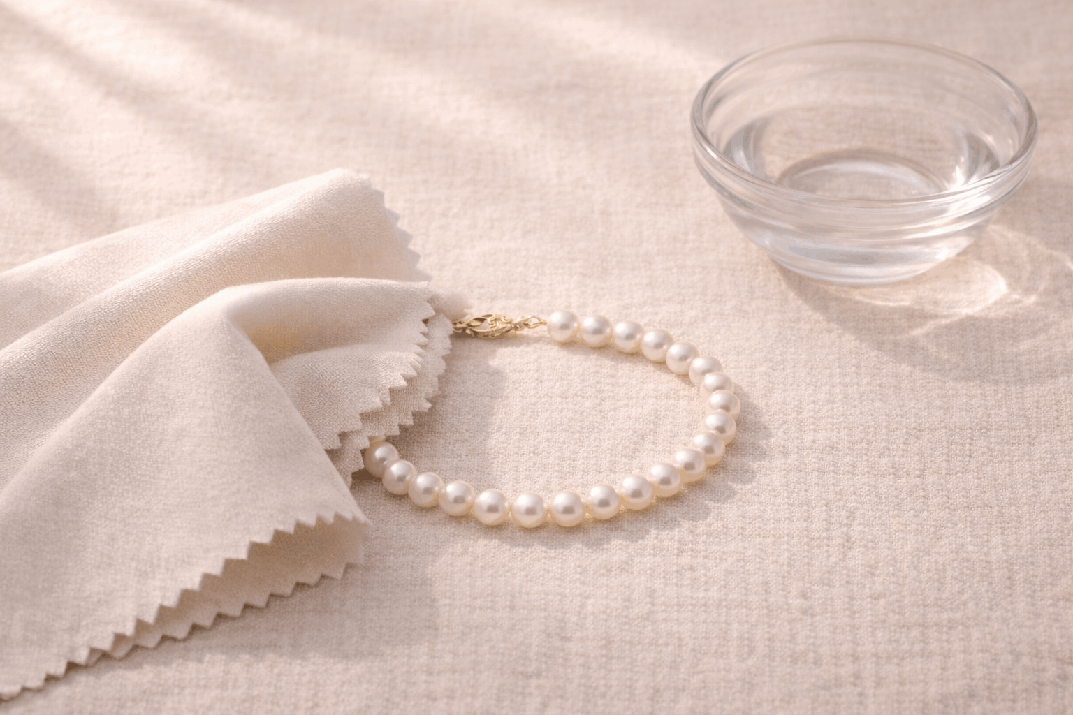 07. Pielęgnacja bransoletki z pereł słodkowodnych w Wielkiej Brytanii