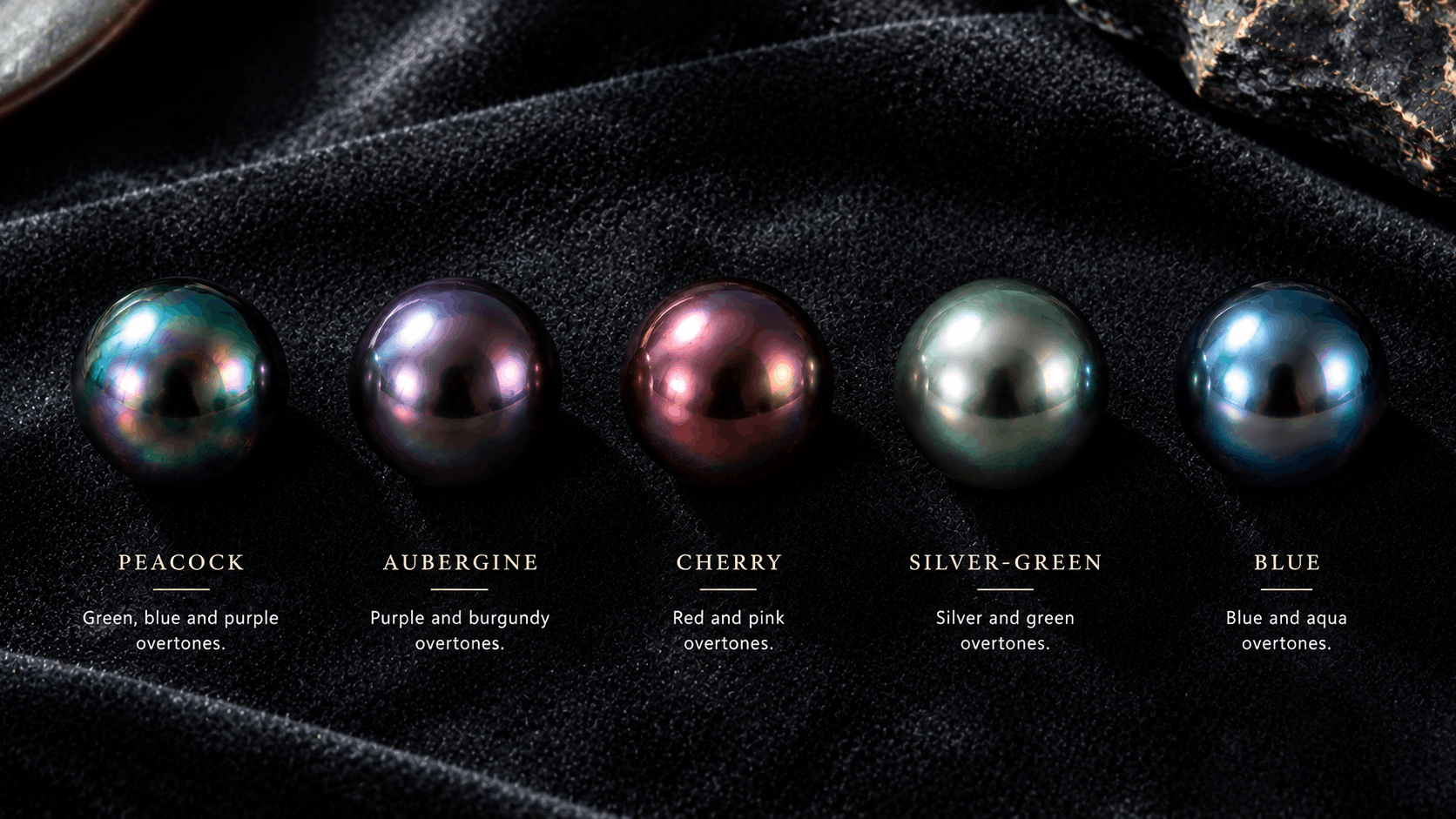 02. Black Pearl Bracelet Colors and Overtones