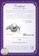 Certyfikat produktu: W-14K-Ball-clasp