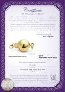 Certyfikat produktu: Y-14k-ball-clasp