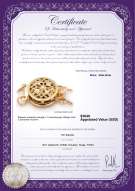 Certyfikat produktu: Y-14K-DBL-Round-Clasp