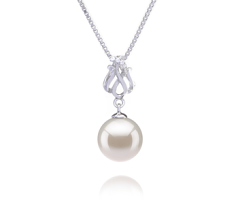 9-10mm Slodkowodne Wisiorek w Produkty Merina Bialy
