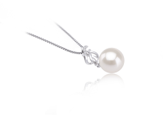 9-10mm Slodkowodne Wisiorek w Produkty Merina Bialy