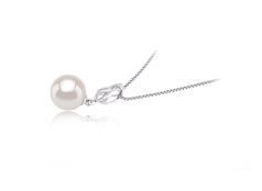 9-10mm Slodkowodne Wisiorek w Produkty Merina Bialy