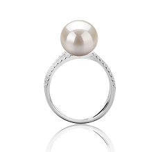 9-10mm Slodkowodne Pierscien w Zana Bialy