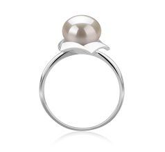 8-9mm Slodkowodne Pierscien w Anais Bialy